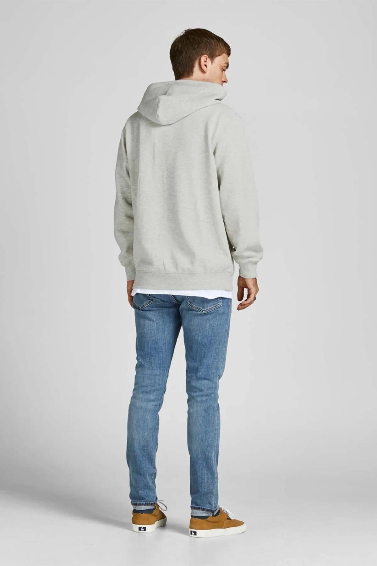 Jack & Jones Erkek Kolej Kapüşonlu Sweatshirt - 12207368 - Jack & Jones - 12207368