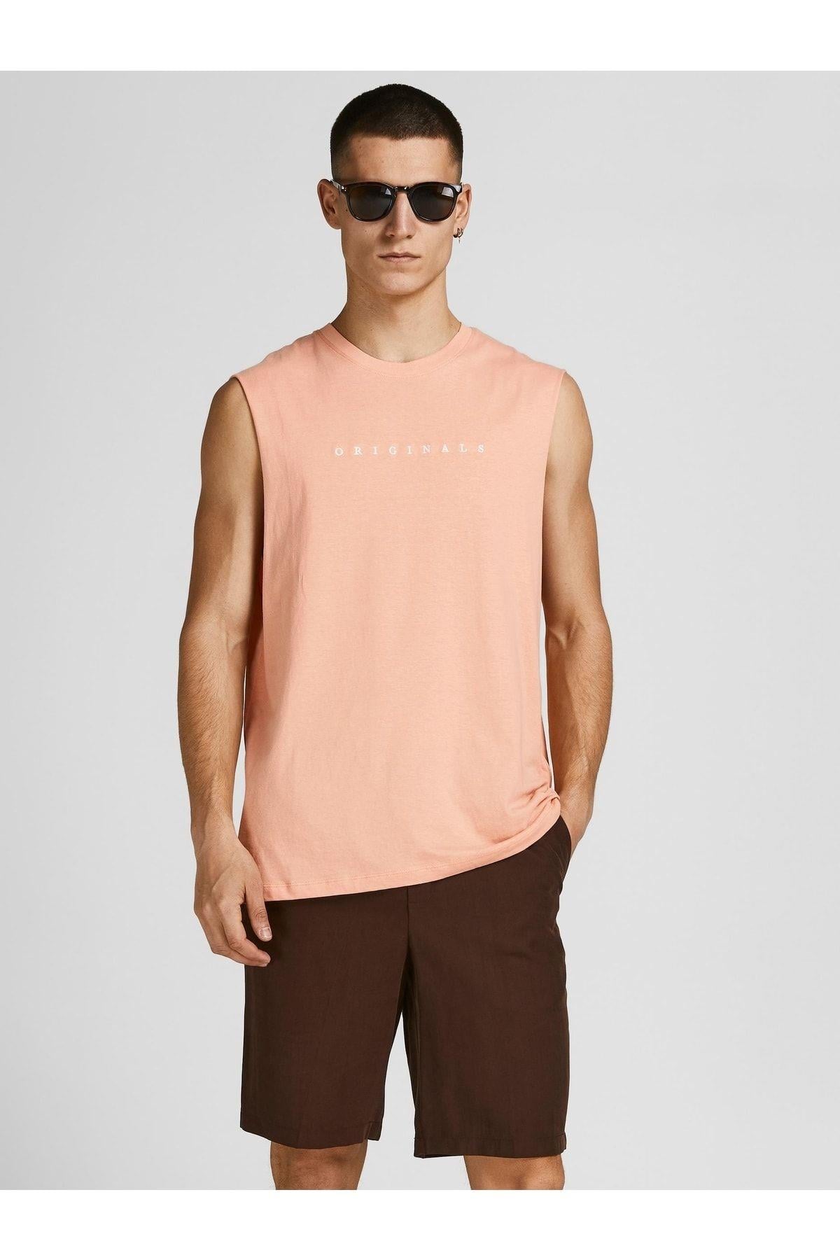 Jack & Jones Erkek Kolsuz T-shirt Spor Atlet Copenhagen - 12210016 - Jack & Jones - 12210016