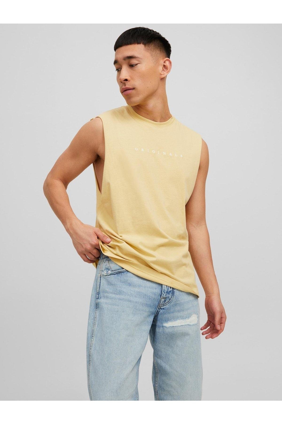 Jack & Jones Erkek Kolsuz T-shirt Spor Atlet Copenhagen - 12210016 - Jack & Jones - 12210016