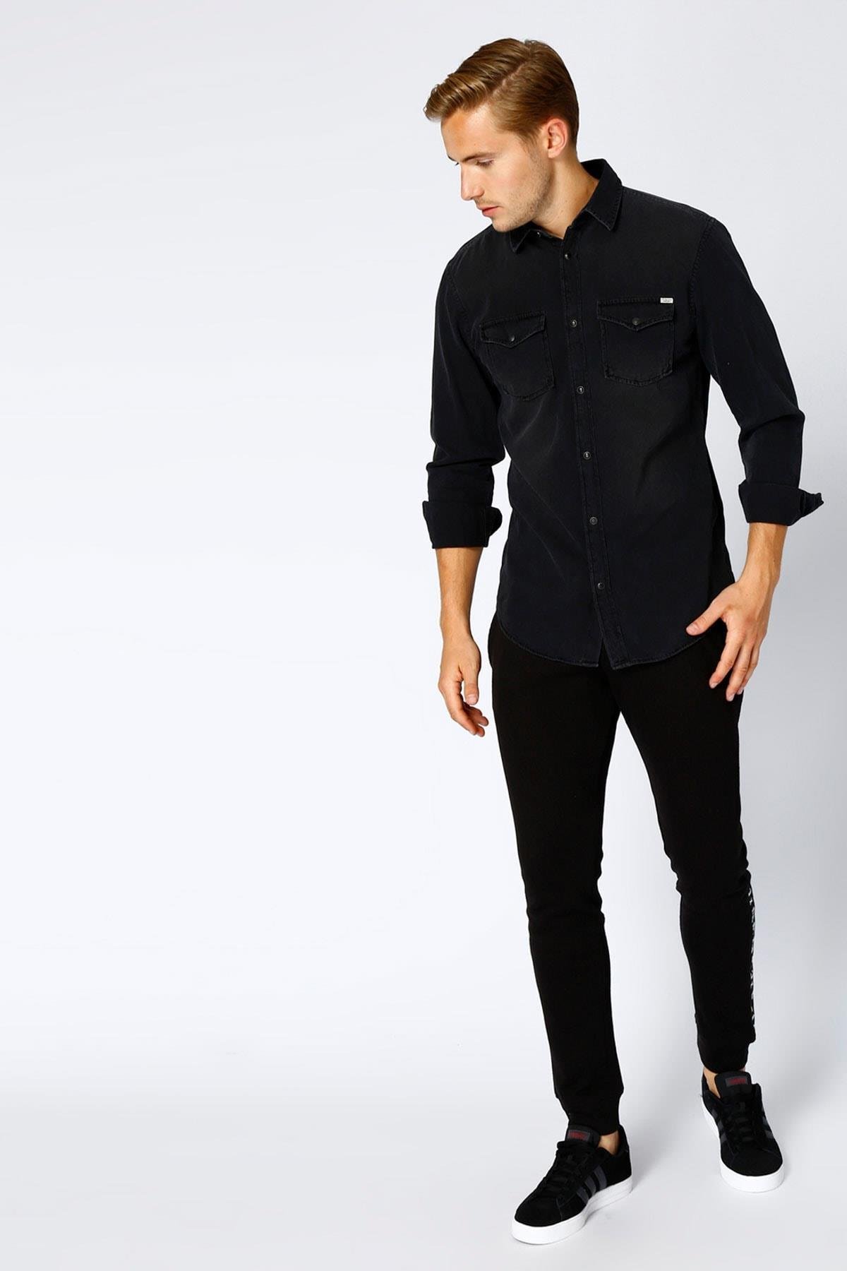 Jack & Jones Erkek Kot Gömlek - 12138115 - Jack & Jones - 12138115