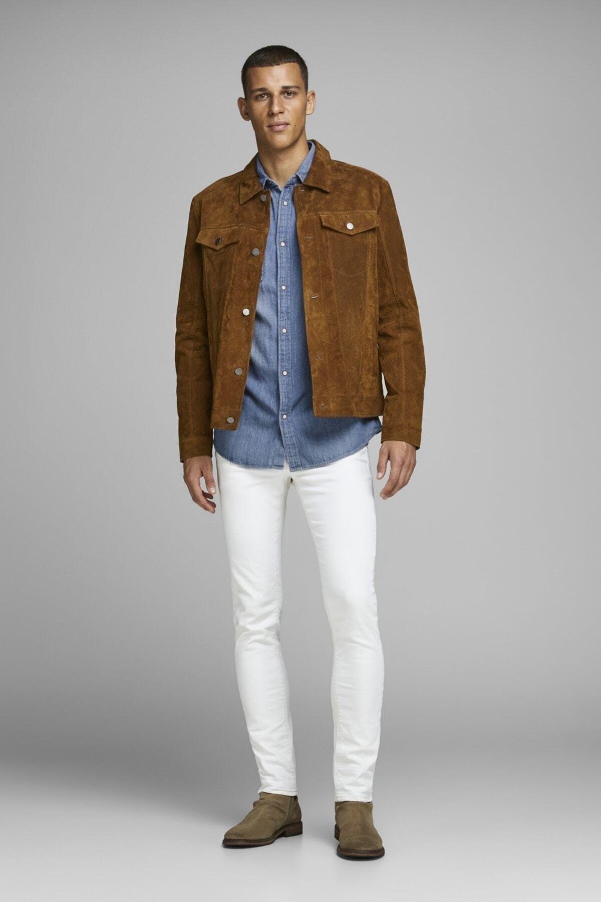 Jack & Jones Erkek Kot Gömlek - 12138115 - Jack & Jones - 12138115