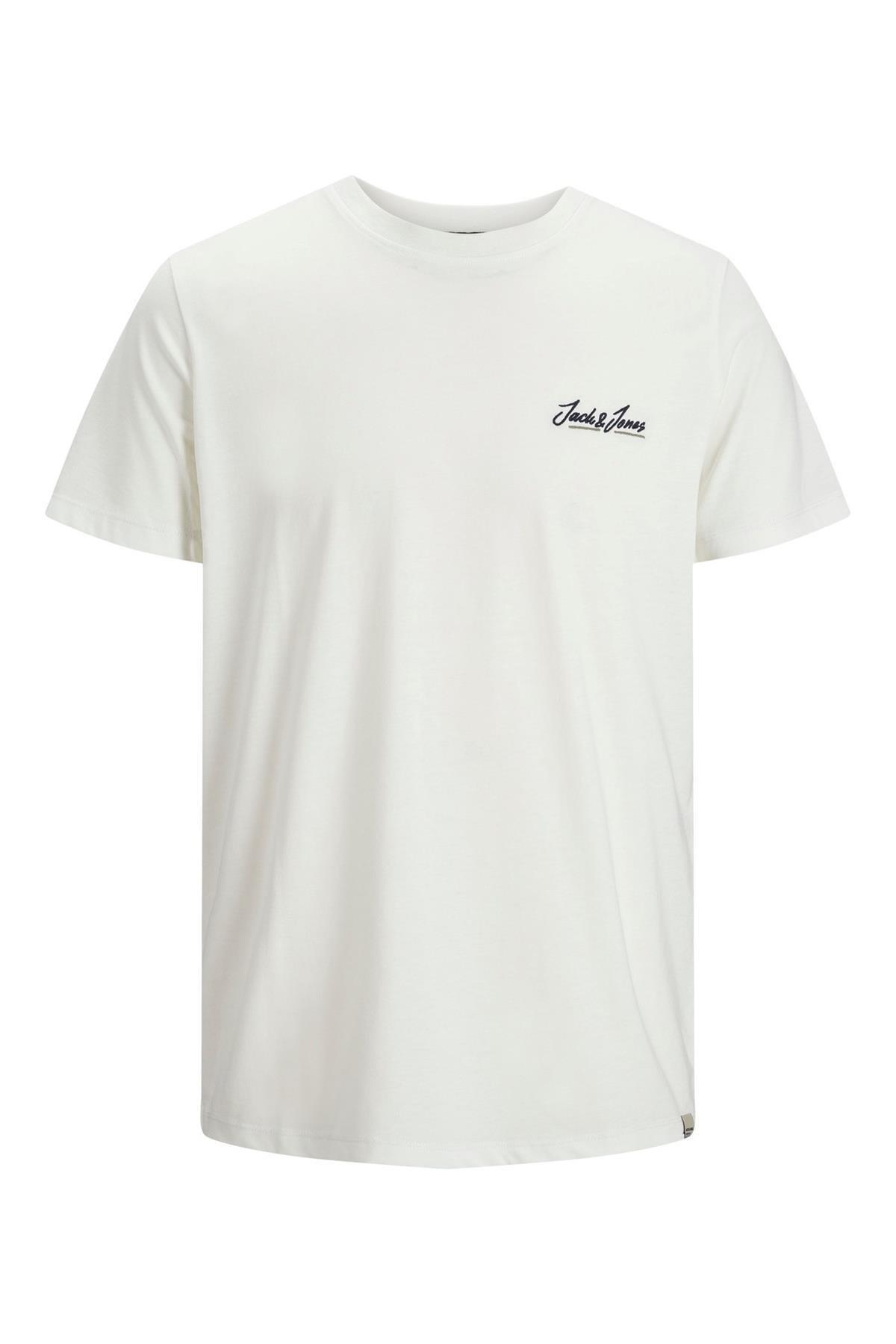 Jack & Jones Erkek Nakış Basic T-shirt - 12186758 - Jack & Jones - 12186758