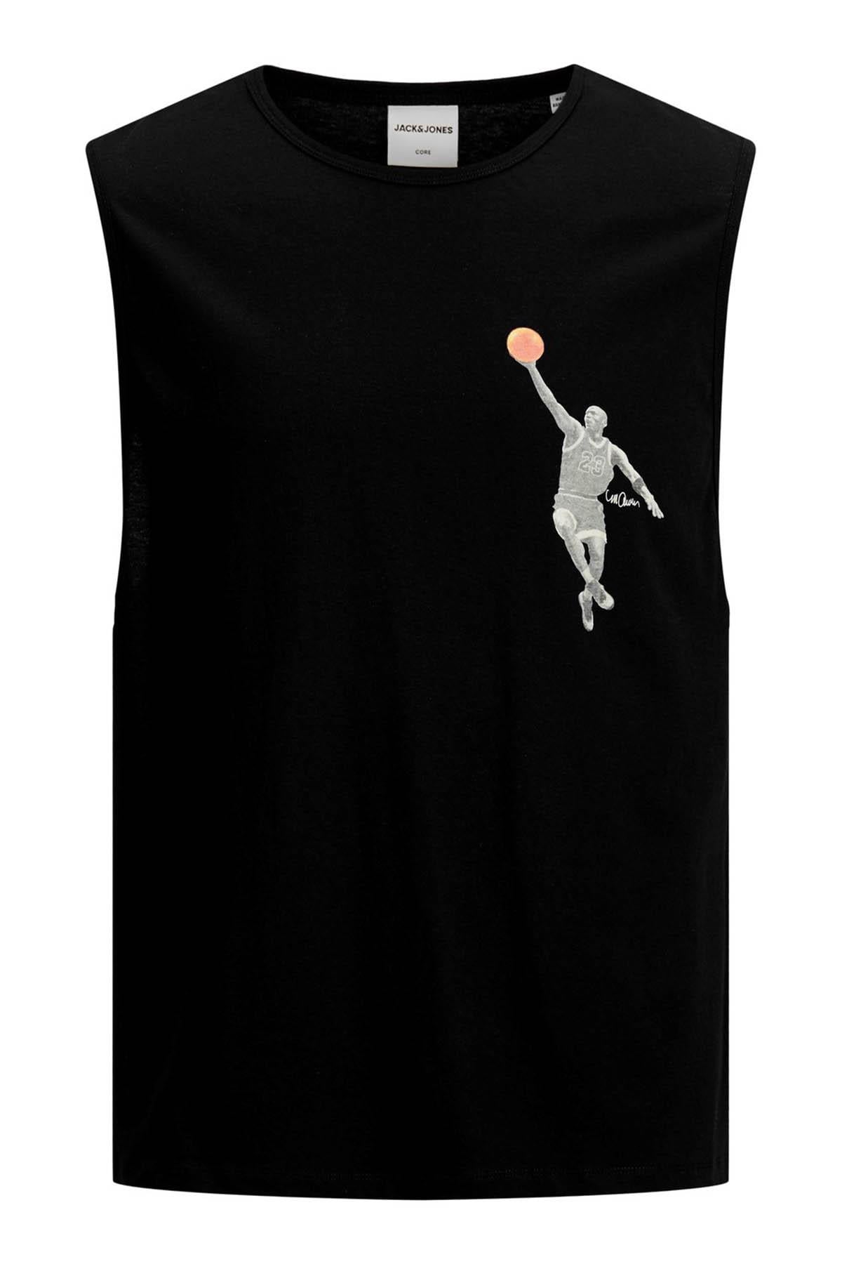 Jack & Jones Erkek NBA Oversize Basketbol Efsaneleri Baskılı Kolsuz Atlet - 12189732 - Jack & Jones - 12189732