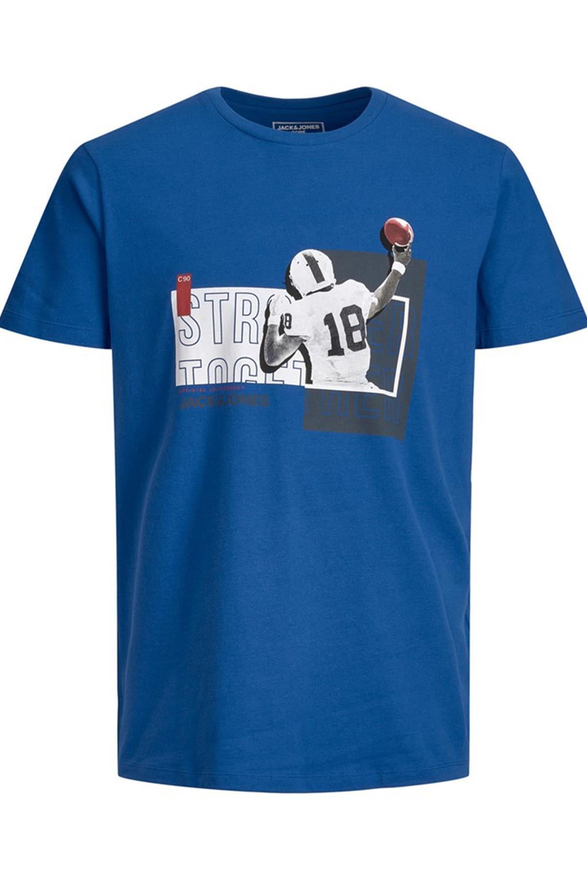 Jack & Jones Erkek NFL Baskılı Amerikan Futbolu T-Shirt - 12206628 - Jack & Jones - 12206628