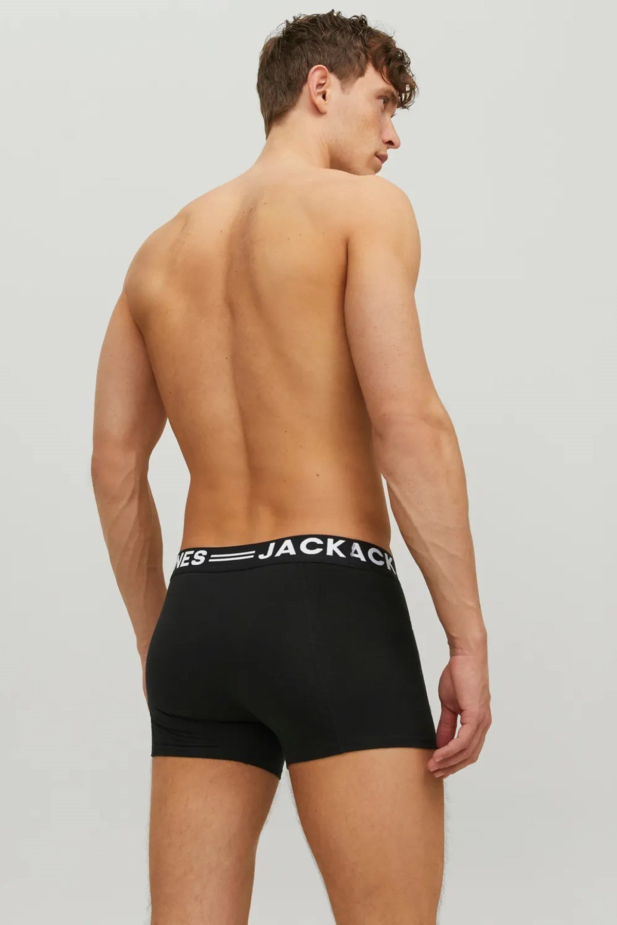 Jack & Jones Erkek Organk Pamuk 3'lü Boxer Paket - 12081832 - Jack & Jones - 12081832