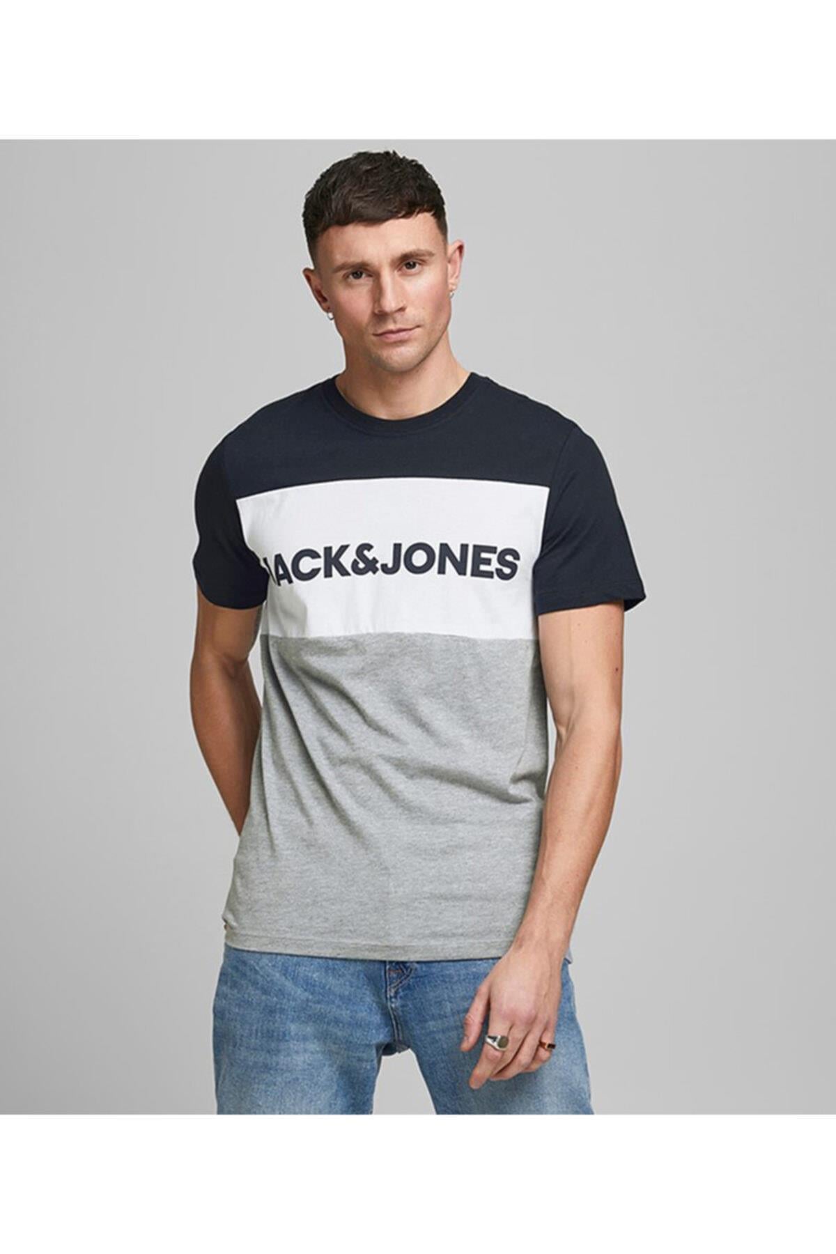 Jack & Jones Erkek Regular Pamuklu T-Shirt - 12173968 - Jack & Jones - 12173968