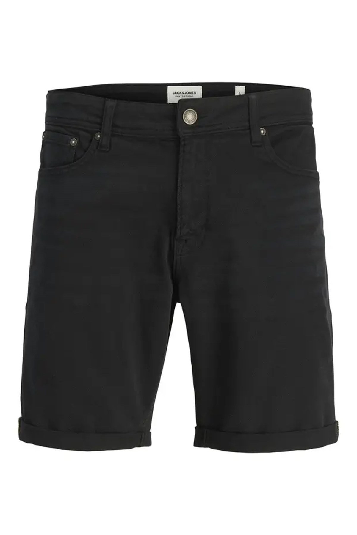 Jack Jones Erkek Siyah Günlük Şort-12274985 - Jack & Jones - 12274985-S