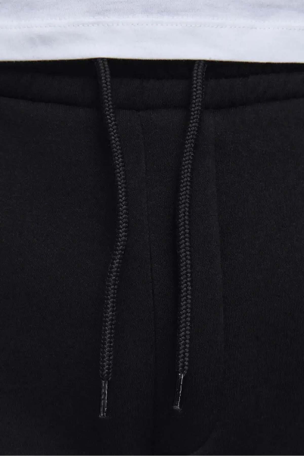 Jack & Jones Erkek Siyah Lastikli Eşofman Altı 12178421 - Jack & Jones - 20SEESBS85412