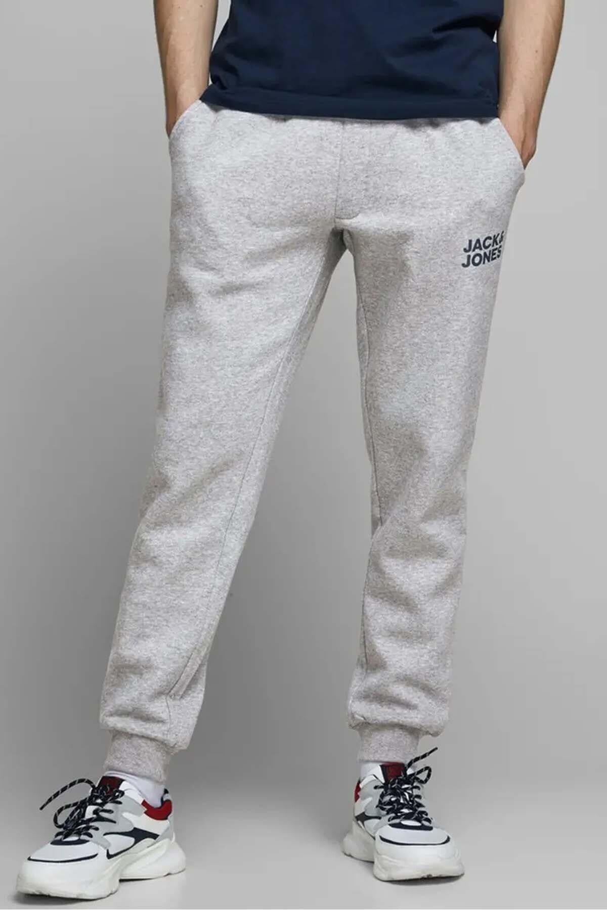 Jack & Jones Erkek Siyah Lastikli Eşofman Altı 12178421 - Jack & Jones - 20SEESBS85412