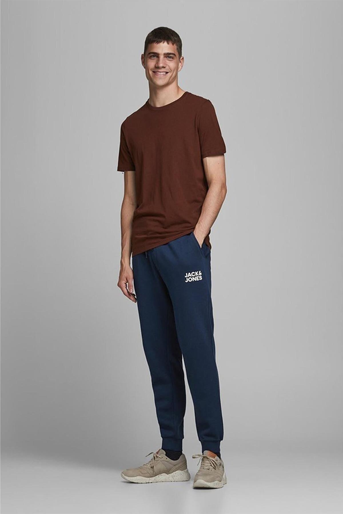 Jack & Jones Erkek Siyah Lastikli Eşofman Altı 12178421 - Jack & Jones - 20SEESBS85412