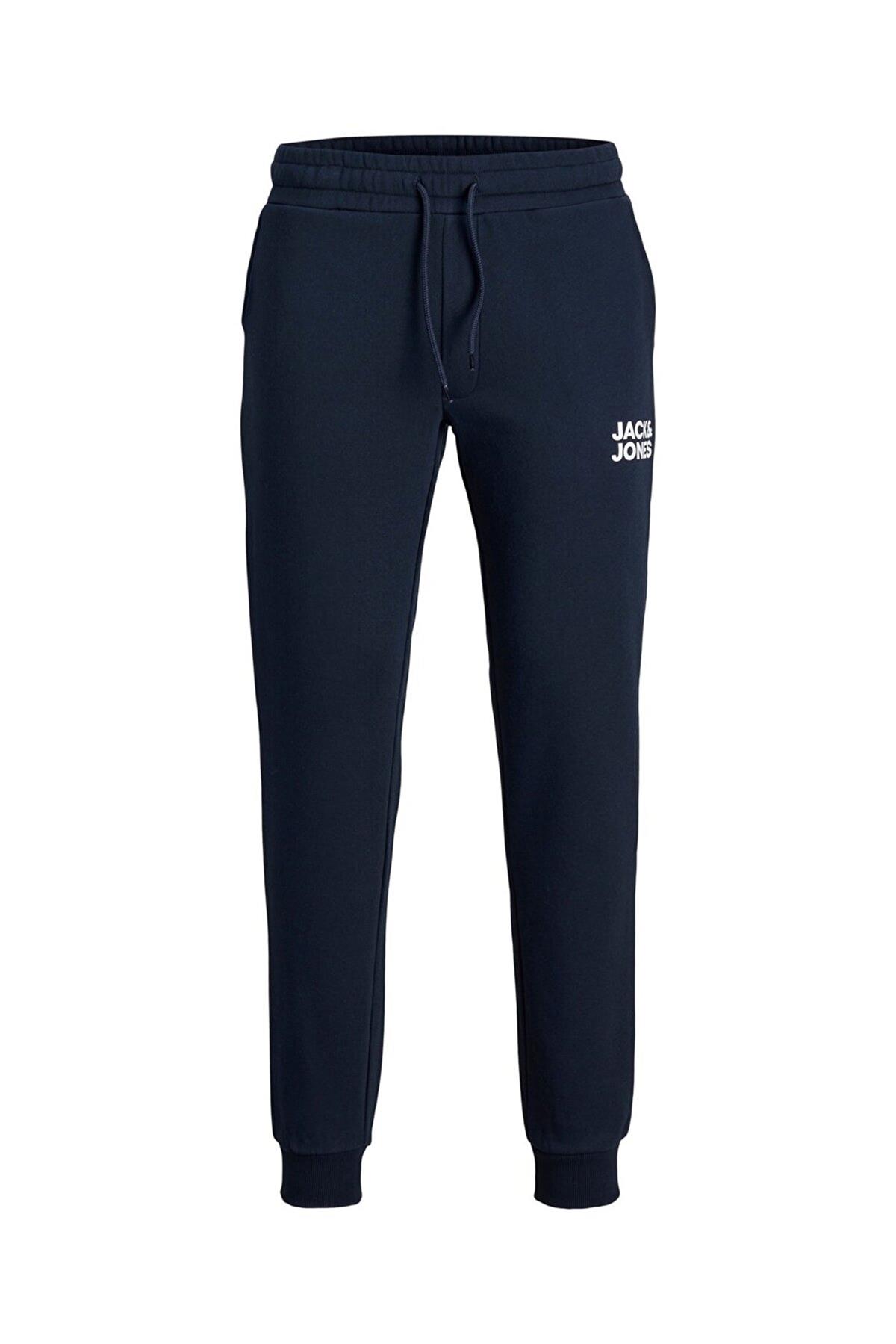 Jack & Jones Erkek Siyah Lastikli Eşofman Altı 12178421 - Jack & Jones - 20SEESBS85412