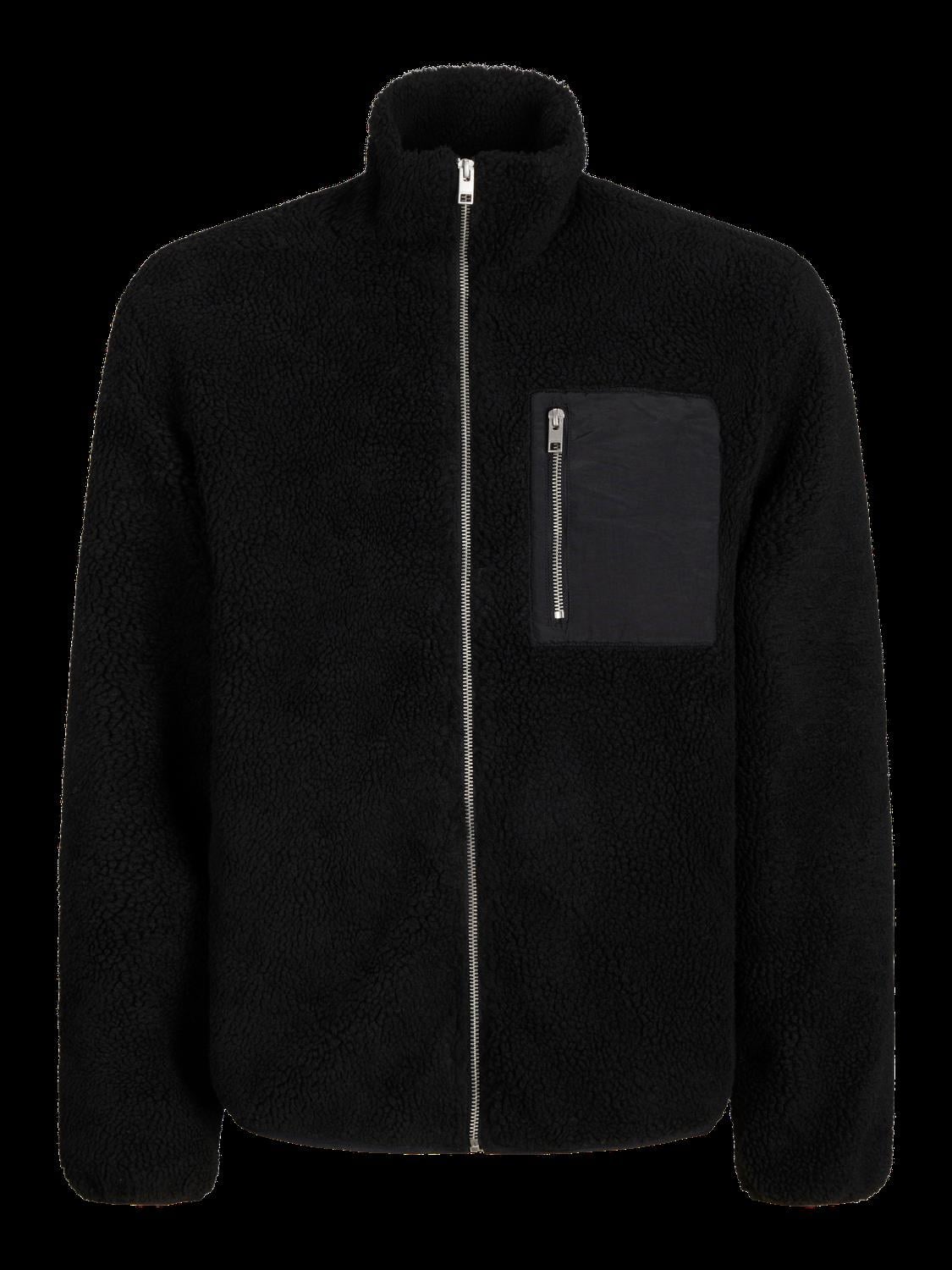 Jack & Jones Erkek Siyah Polar Ceket - 12258417 - Jack & Jones - 12258417