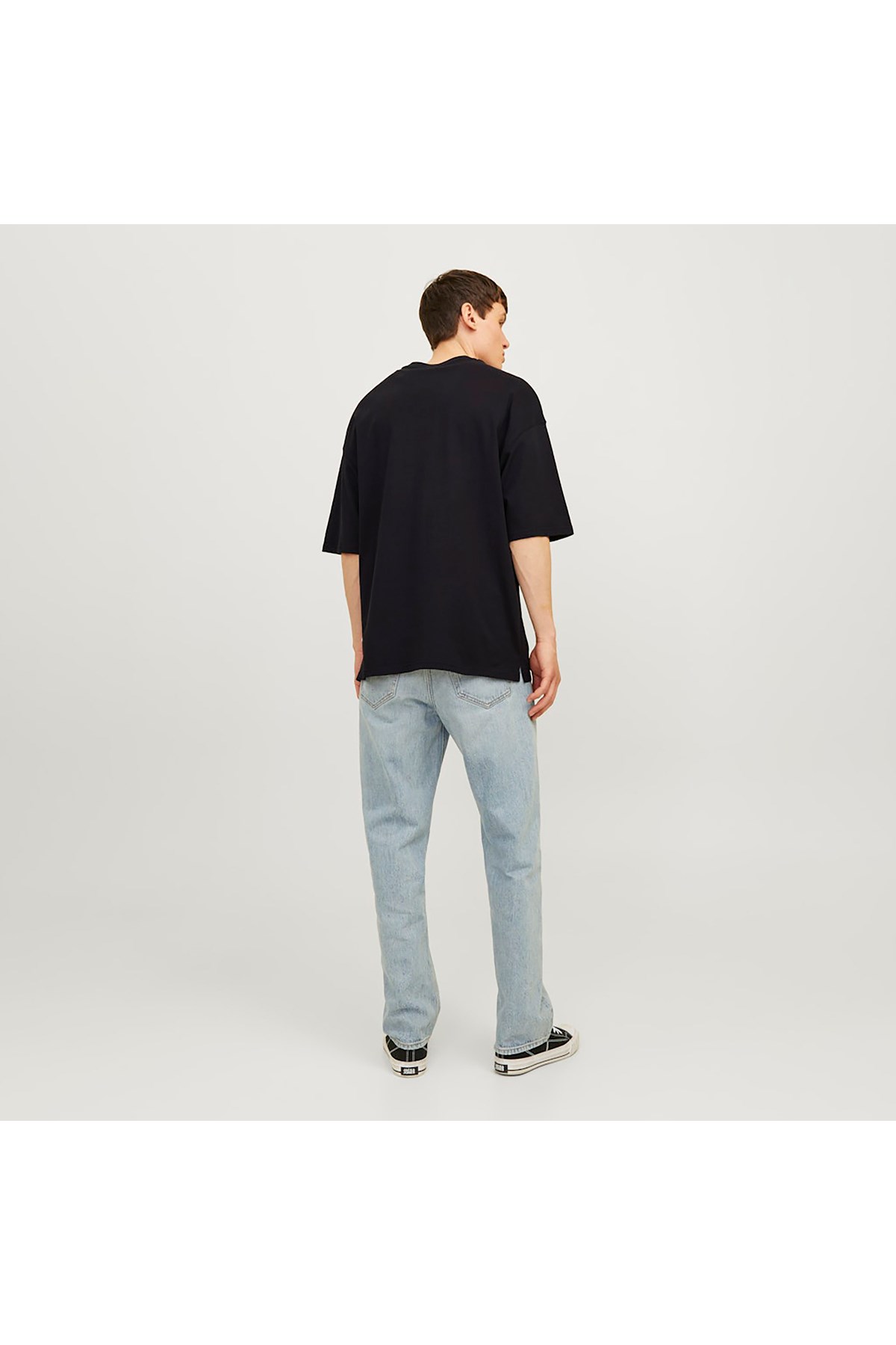 Jack & Jones Erkek Siyah Tişört - 12259975 - Jack & Jones - 12259975