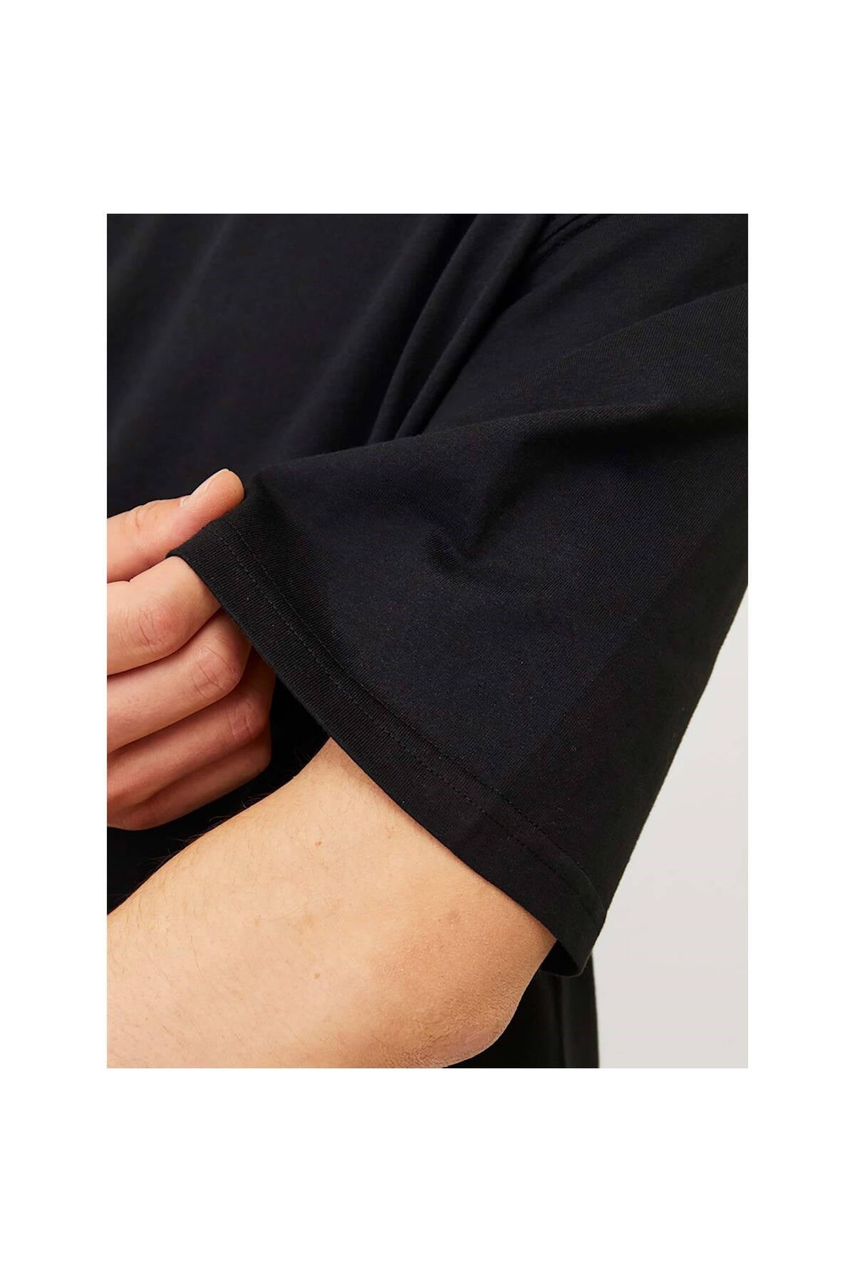 Jack & Jones Erkek Siyah Tişört - 12259975 - Jack & Jones - 12259975