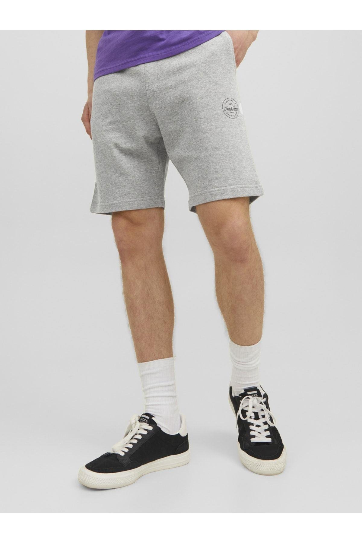Jack & Jones Erkek Sweat Penye Günlük Şort- 12228647 - Jack & Jones - 12228647