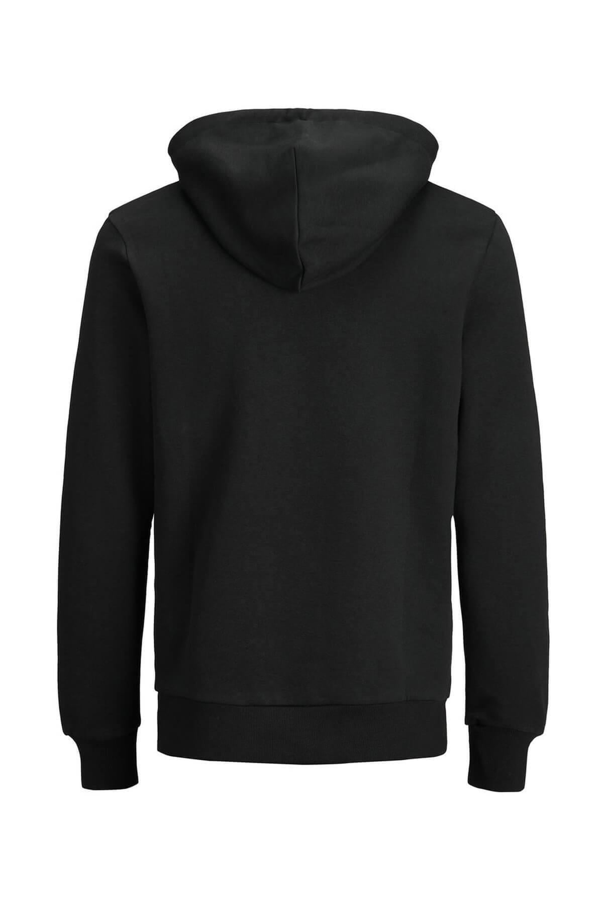 Jack & Jones Erkek Sweatshirt - Corp Logo Sweat Hood 12137054 - Jack & Jones - 12137054