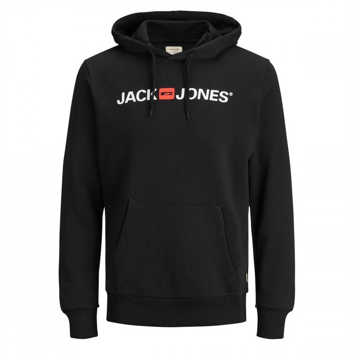 Jack & Jones Erkek Sweatshirt - Corp Logo Sweat Hood 12137054 - Jack & Jones - 12137054