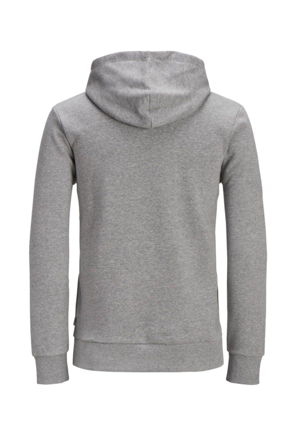 Jack & Jones Erkek Sweatshirt - Corp Logo Sweat Hood 12137054 - Jack & Jones - 12137054