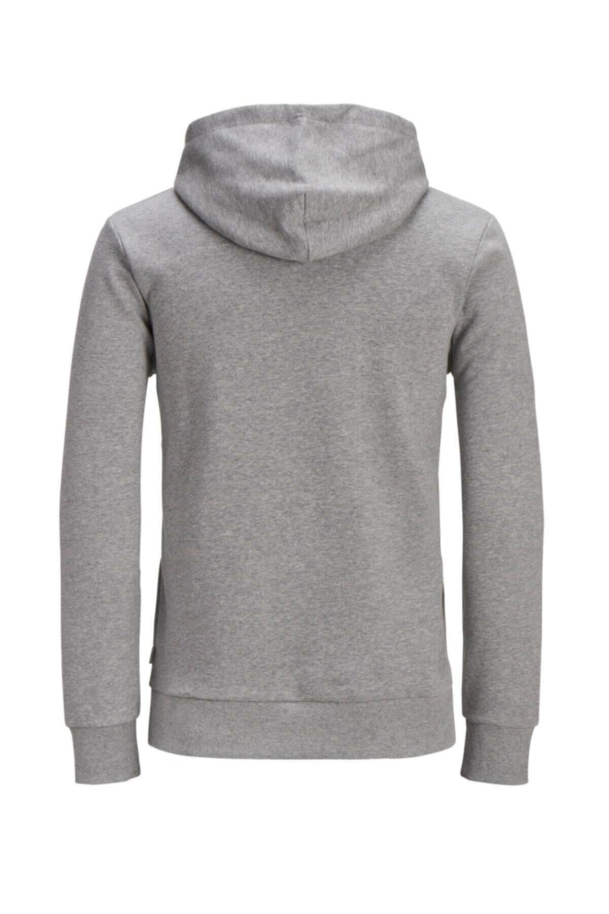Jack & Jones Erkek Sweatshirt - Corp Logo Sweat Hood 12137054 - Jack & Jones - 12137054