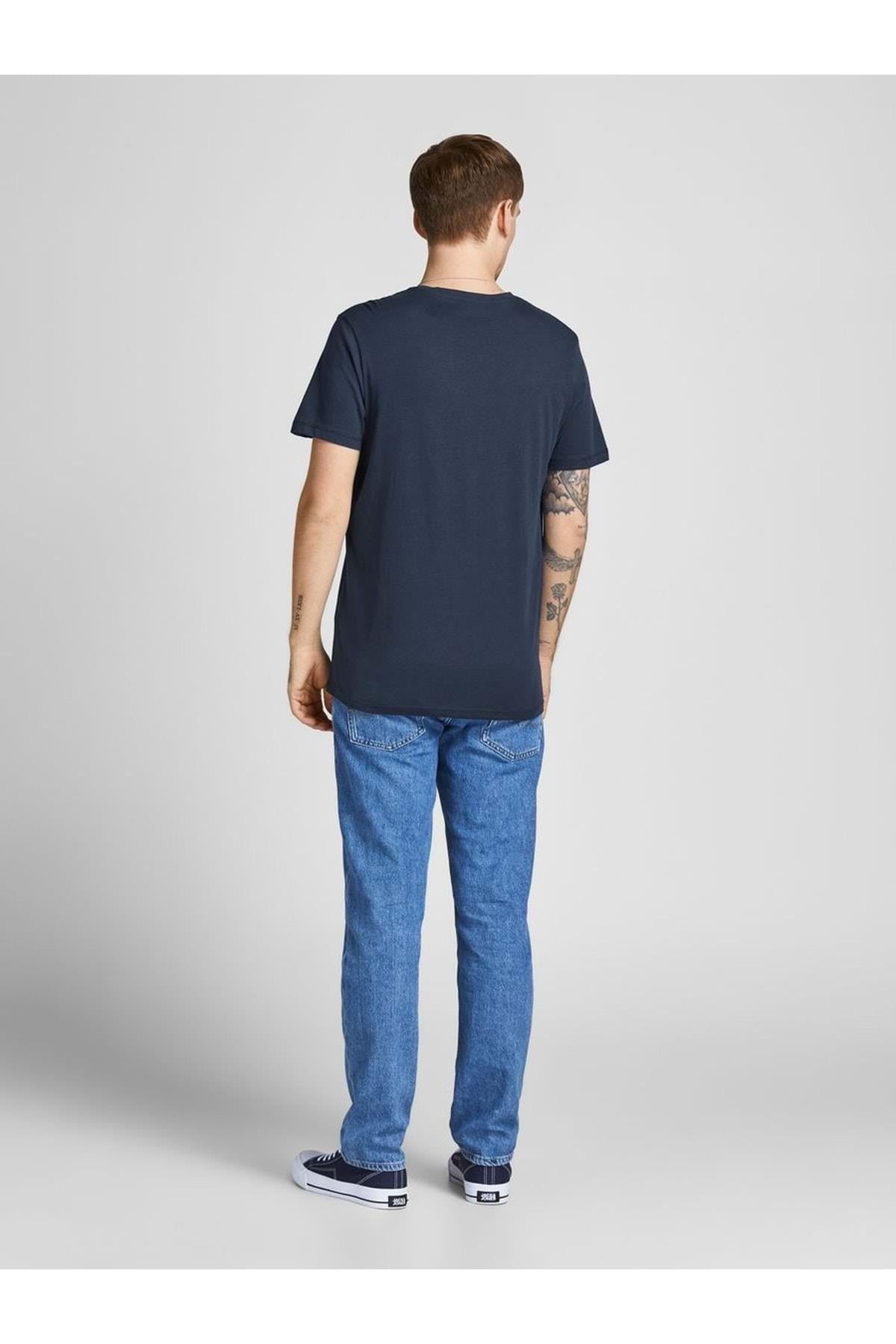 Jack & Jones Erkek T-shirt Crew Neck - 12205503 - Jack & Jones - 12205503