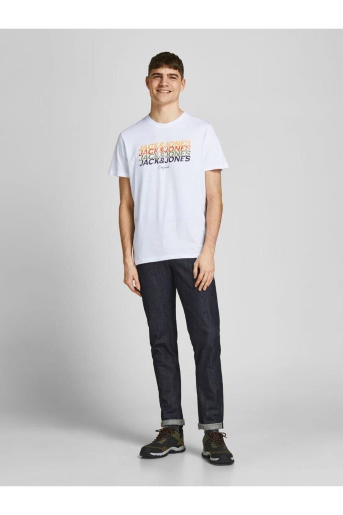 Jack & Jones Erkek T-shirt Crew Neck - 12205503 - Jack & Jones - 12205503