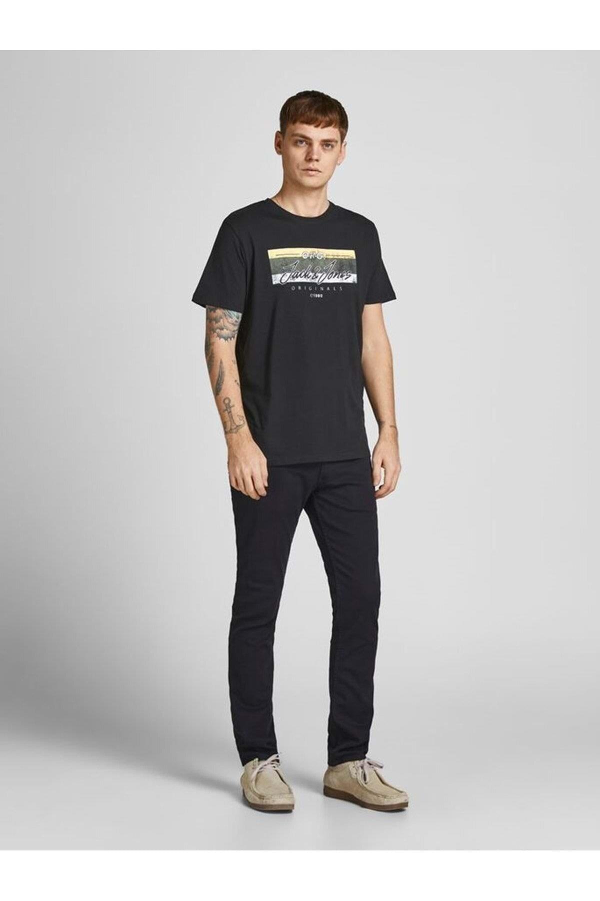 Jack & Jones Erkek T-shirt Crew Neck - 12205503 - Jack & Jones - 12205503