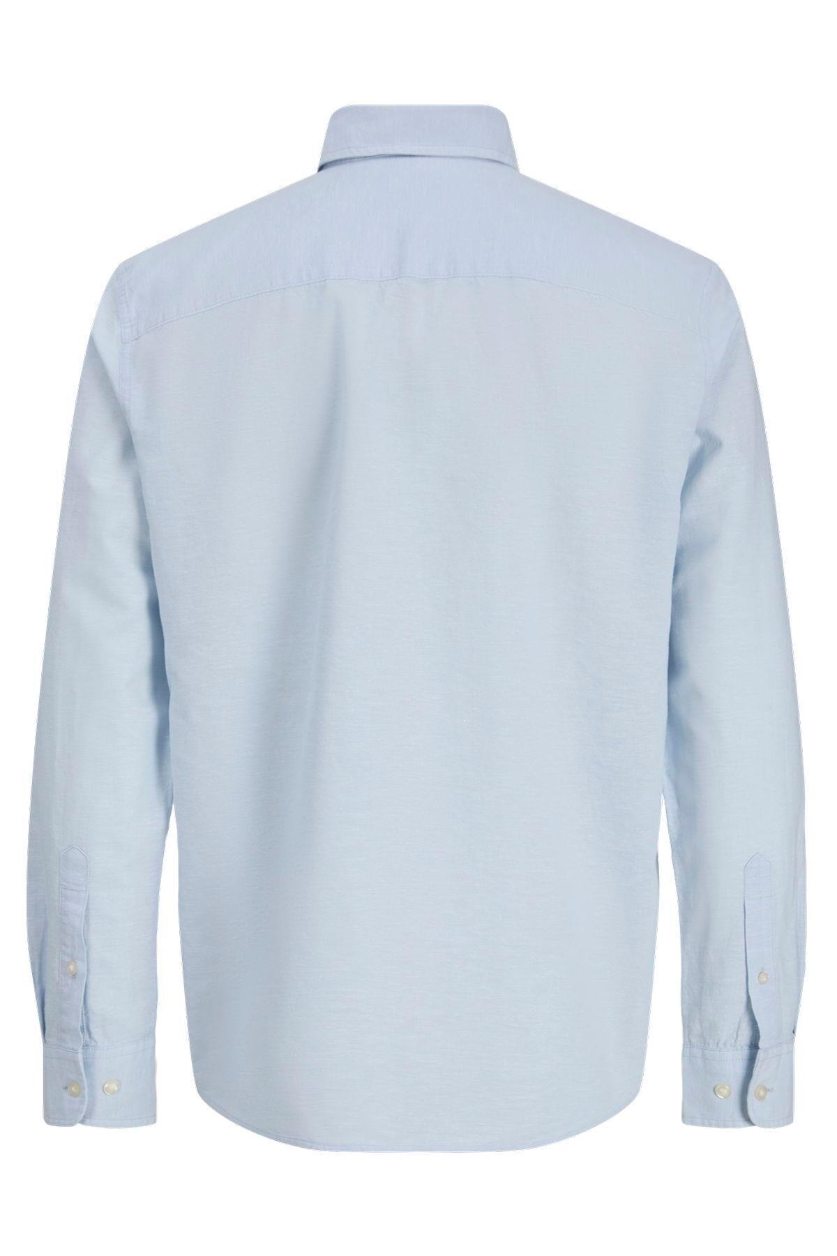 Jack & Jones Erkek Uzun Kollu Açık Mavi Gömlek - 12288595 - Jack & Jones - 12288595-2