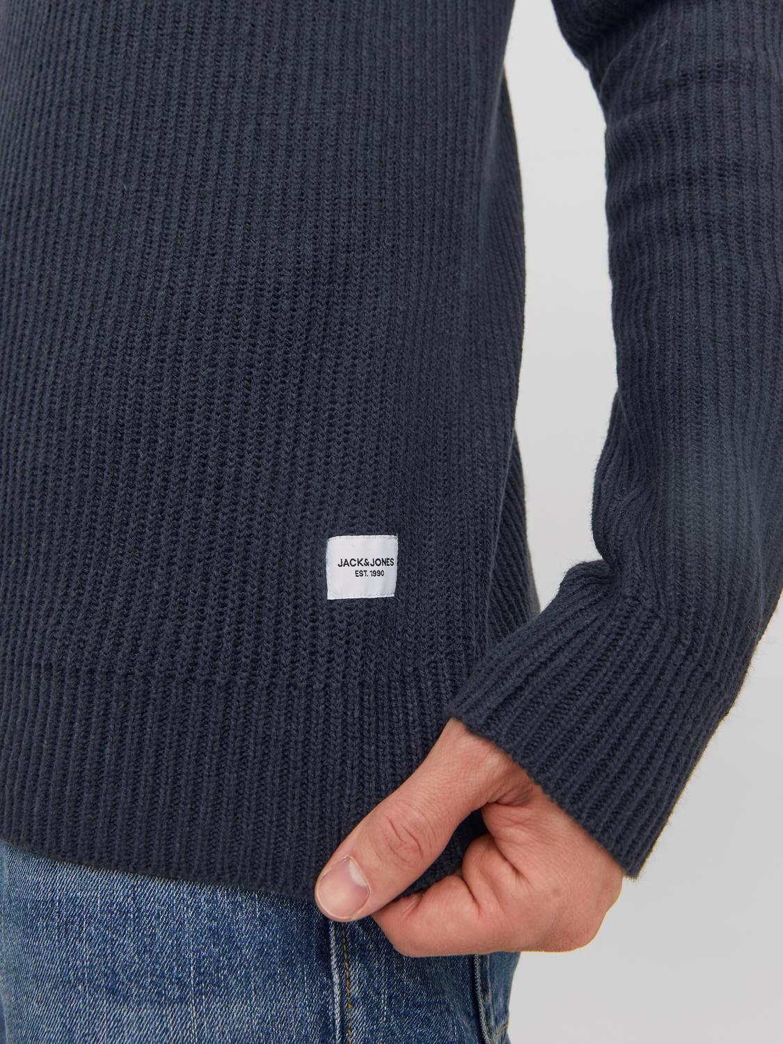 Jack & Jones Erkek Yarım Fermuarlı Boğazlı Kazak - 12236308 - Jack & Jones - 5003051926