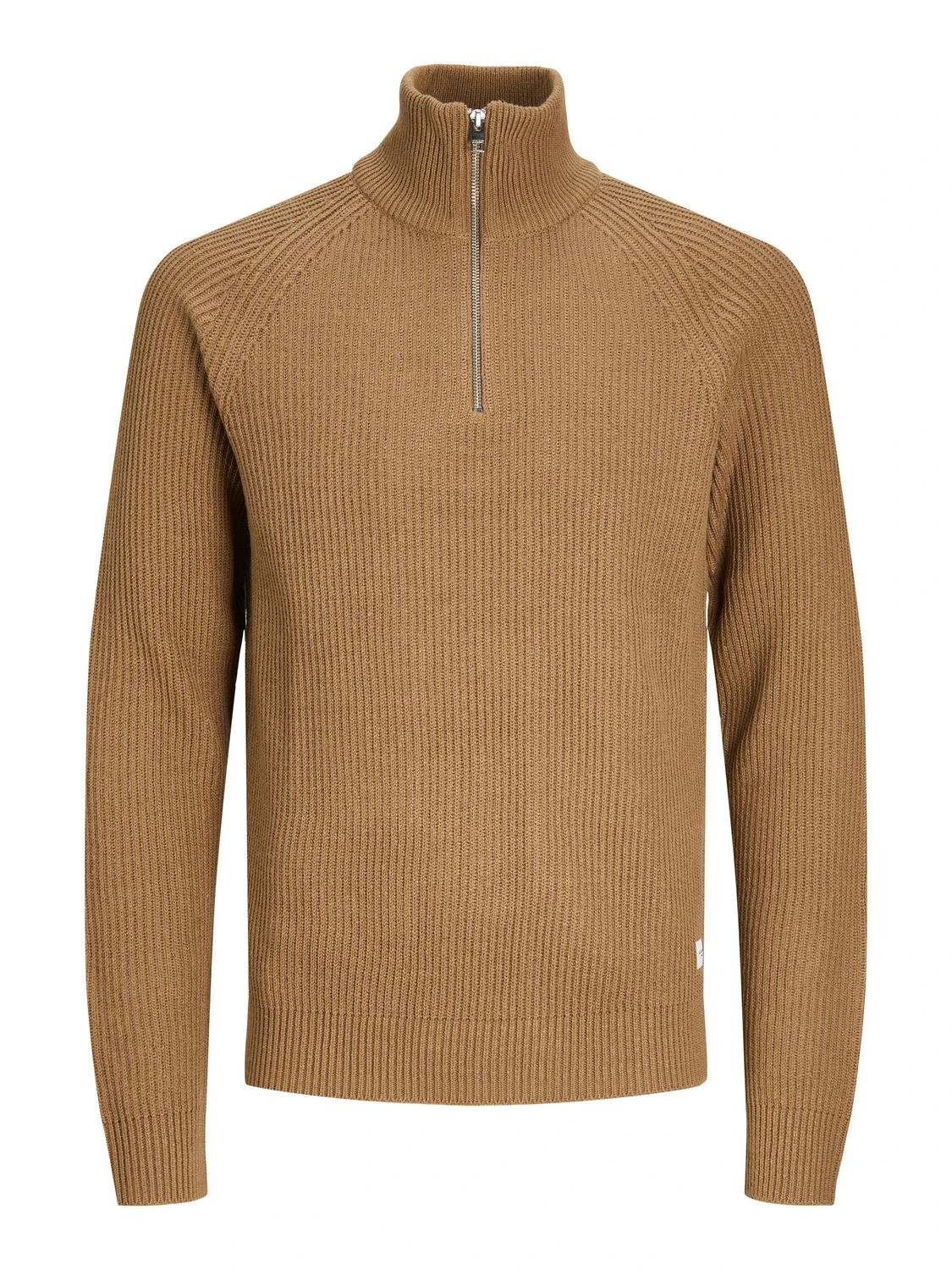 Jack & Jones Erkek Yarım Fermuarlı Boğazlı Kazak - 12236308 - Jack & Jones - 5003051926