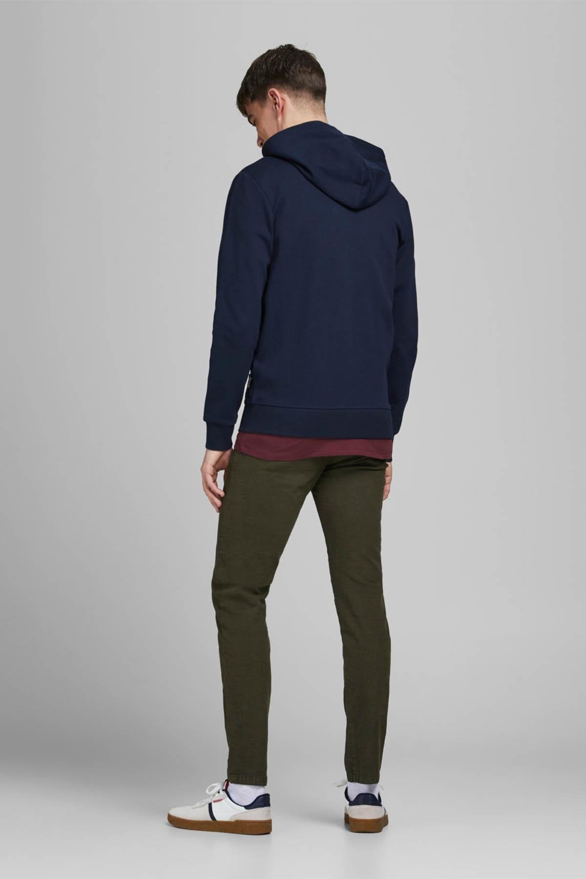 Jack & Jones Fermuarlı Erkek Kapüşonlu Sweatshirt - 12181901 - Jack & Jones - 12181901
