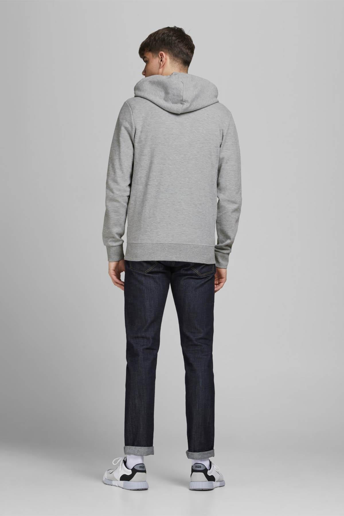 Jack & Jones Fermuarlı Erkek Kapüşonlu Sweatshirt - 12181901 - Jack & Jones - 12181901