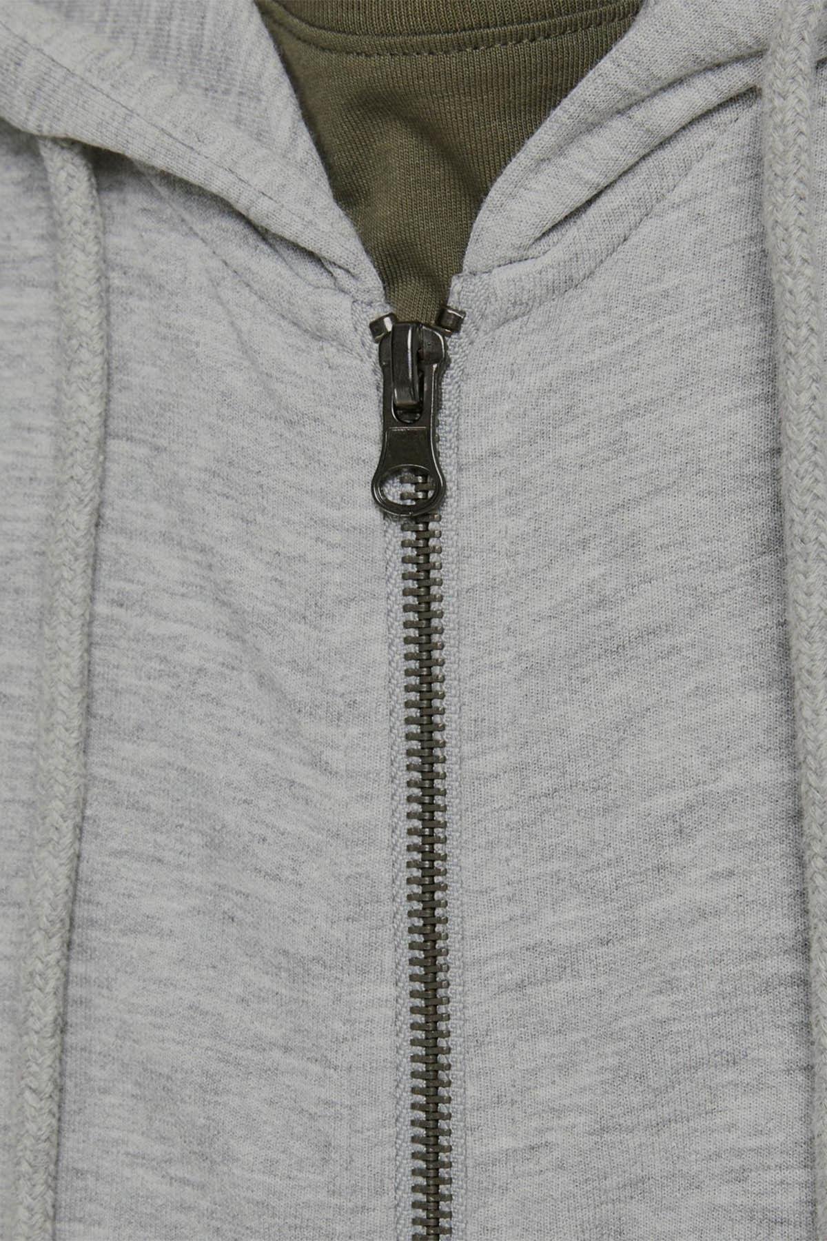 Jack & Jones Fermuarlı Erkek Kapüşonlu Sweatshirt - 12181901 - Jack & Jones - 12181901