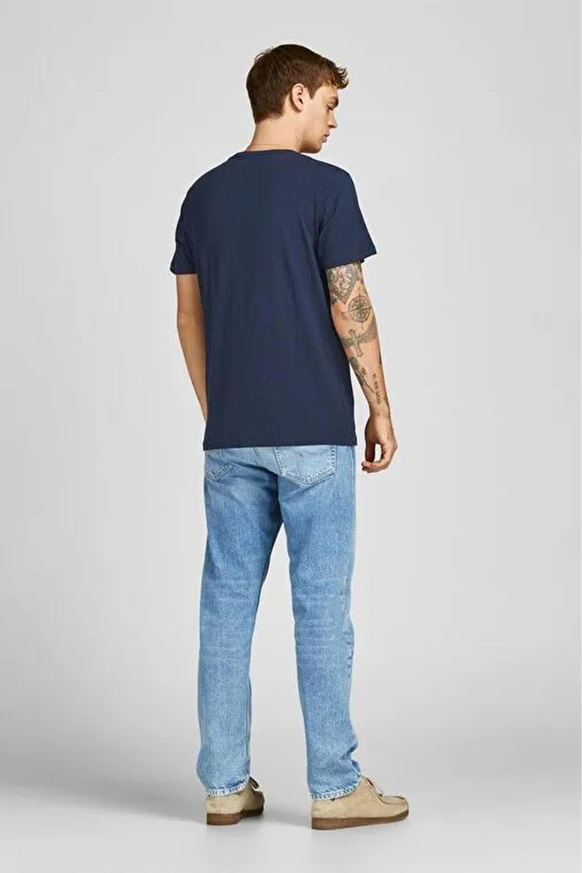 Jack & Jones Kuru Kafa Baskılı T-shirt - 12205684 - Jack & Jones - 12205684