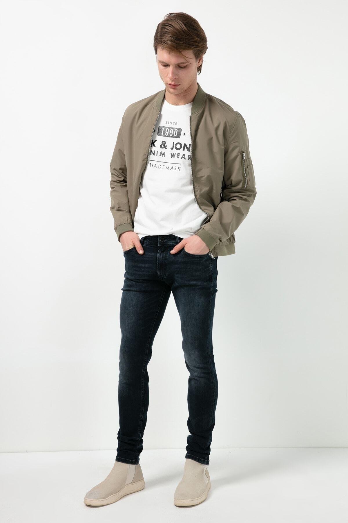Jack & Jones Liam Skinny Fit Erkek Kot Pantolon 12166852 - Jack & Jones - 12166852