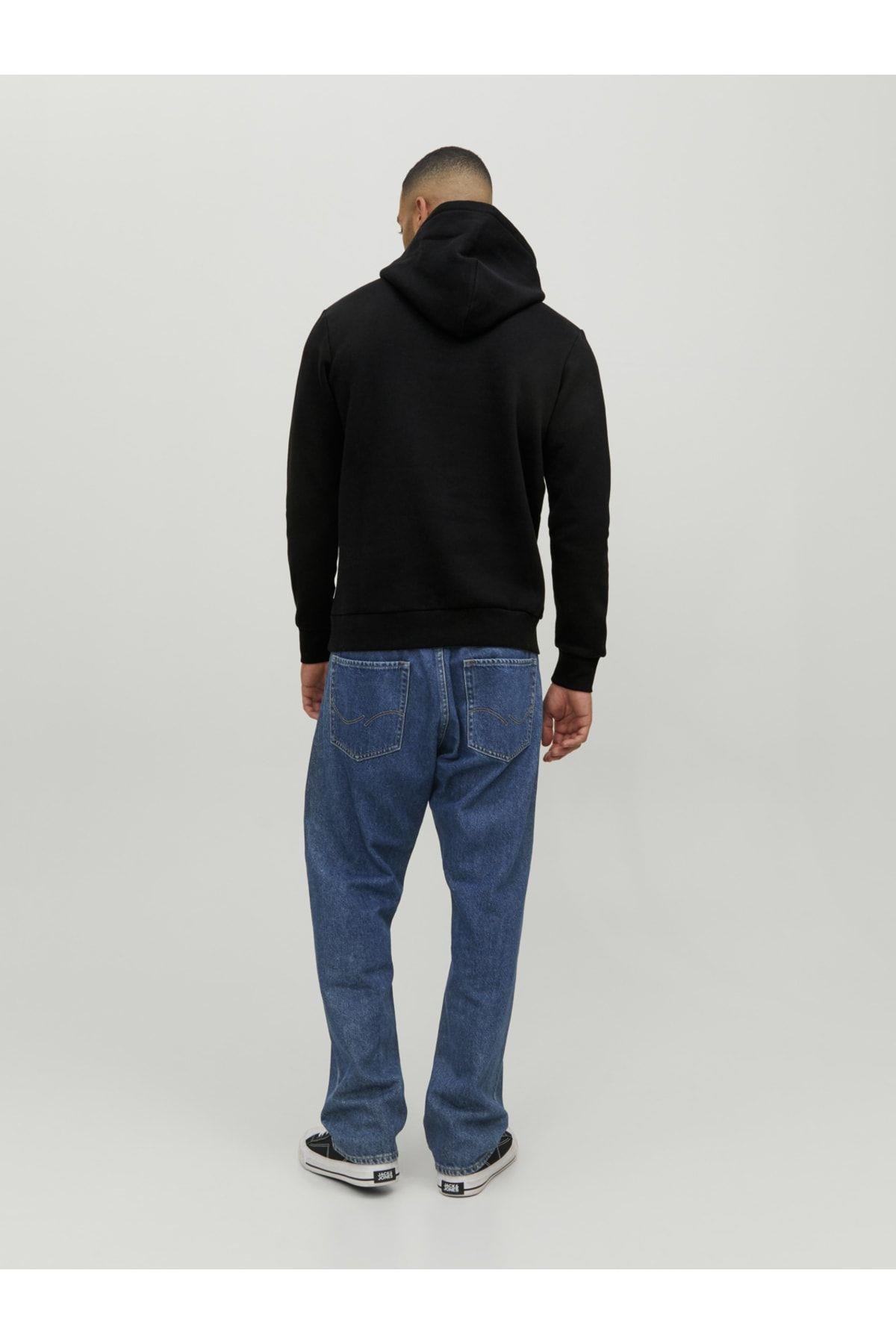 Jack & Jones Logolu Erkek Kapüşonlu Sweatshirt - 12152840 - Jack & Jones - 12152840