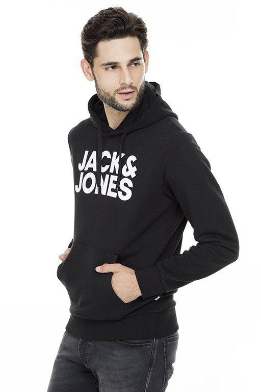 Jack & Jones Logolu Erkek Kapüşonlu Sweatshirt - 12152840 - Jack & Jones - 12152840