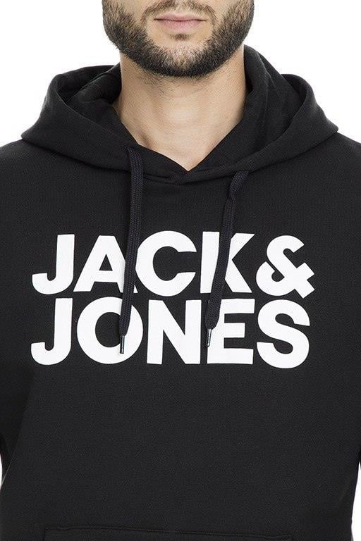 Jack & Jones Logolu Erkek Kapüşonlu Sweatshirt - 12152840 - Jack & Jones - 12152840
