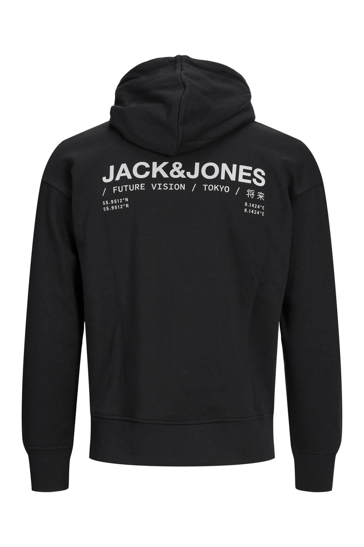 Jack & Jones Mono Vision Erkek Sweatshirt - 12216286-02 - Jack & Jones - 12216286