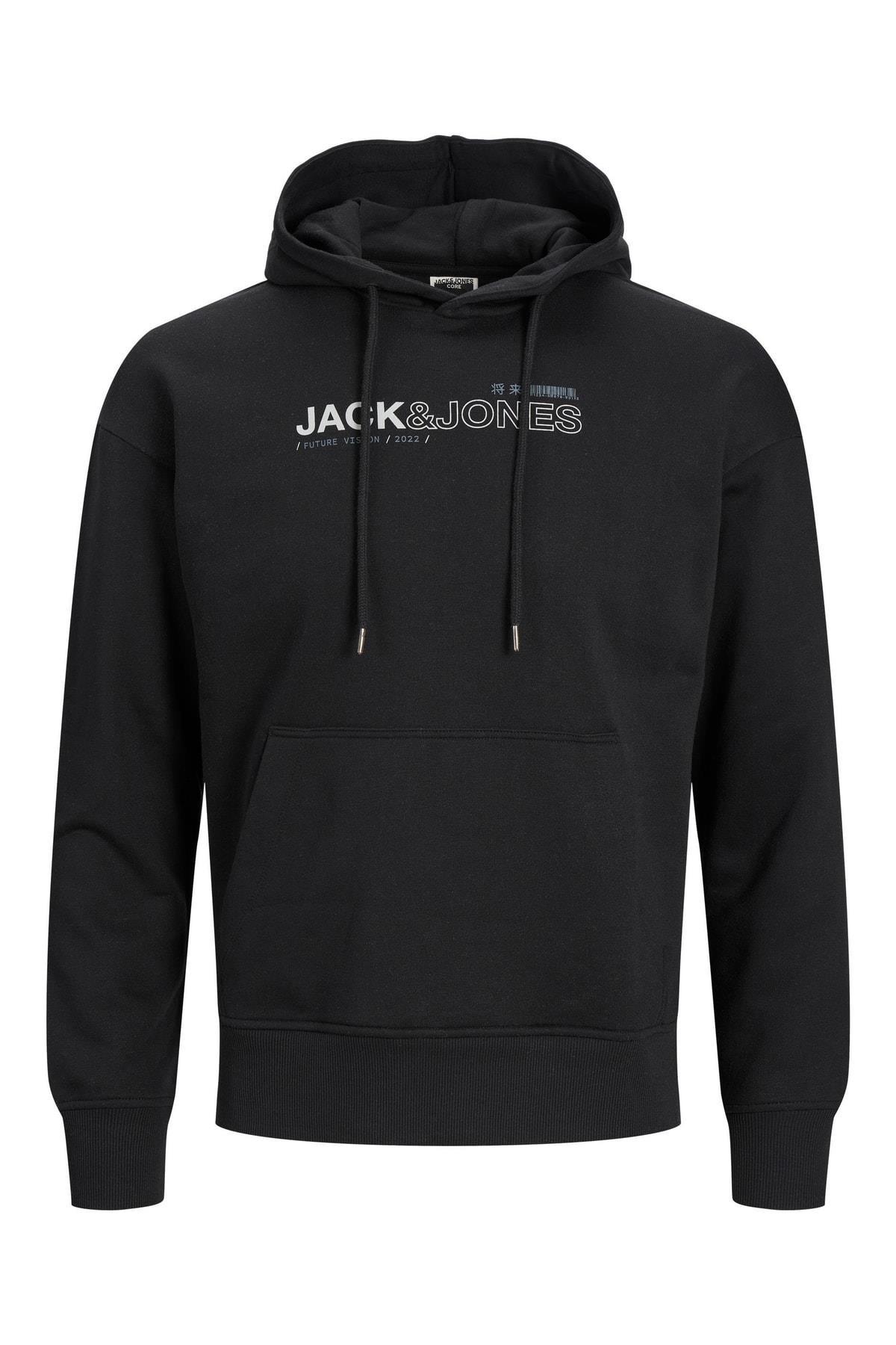 Jack & Jones Mono Vision Erkek Sweatshirt - 12216286-02 - Jack & Jones - 12216286