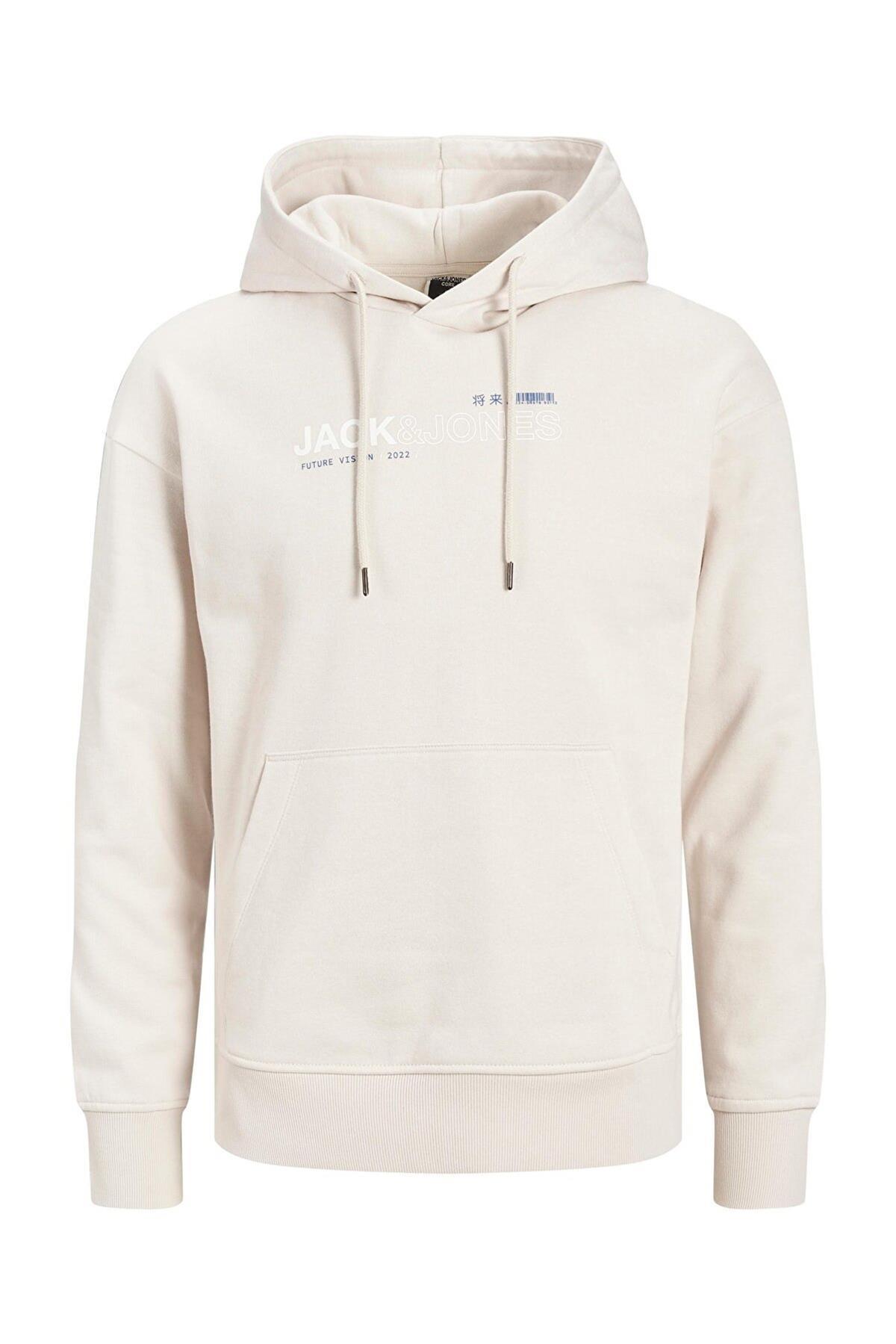 Jack & Jones Mono Vision Erkek Sweatshirt - 12216286-02 - Jack & Jones - 12216286