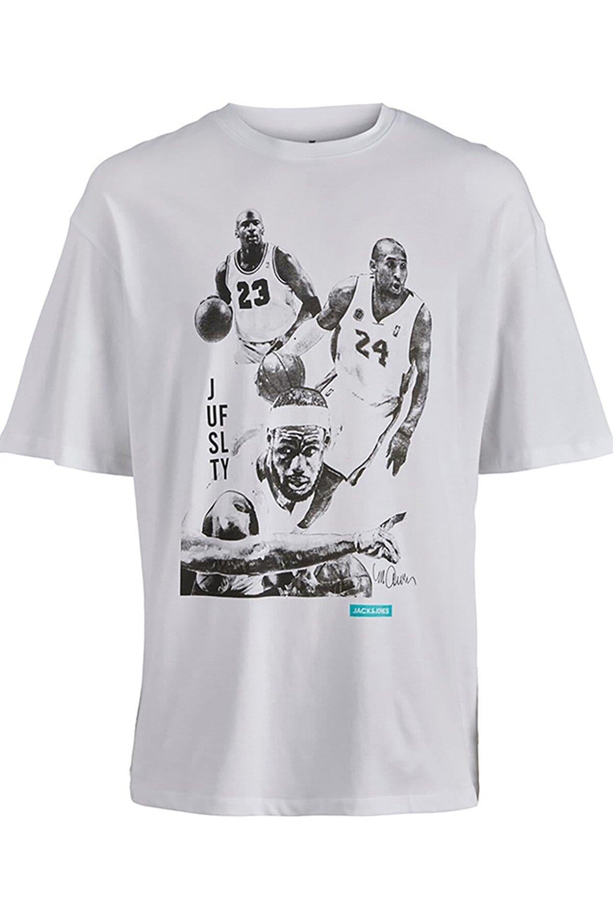 Jack & Jones NBA Basketbol Erkek T-shirt 12211029 - Jack & Jones - 12211029