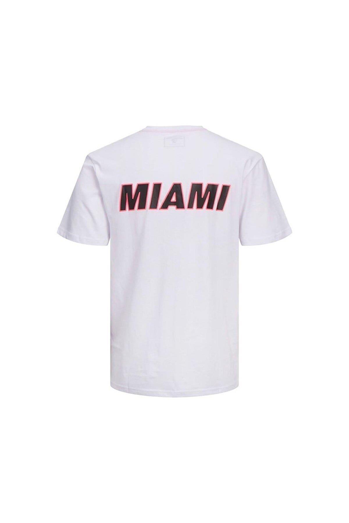 Jack & Jones NBA Lisanslı Basketbol Erkek T-shirt - 12210198 - Jack & Jones - 12210198