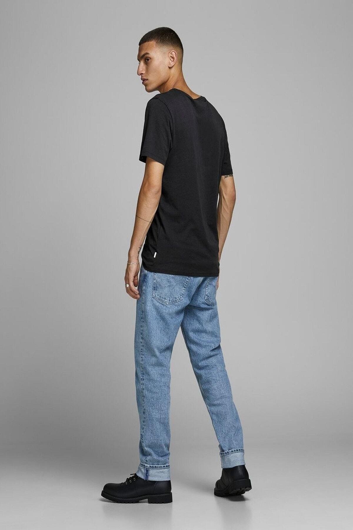 Jack & Jones Organic Basic Tee Erkek T-Shirt - 12156101 - Jack & Jones - 12156101