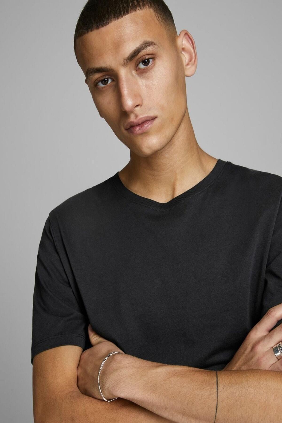 Jack & Jones Organic Basic Tee Erkek T-Shirt - 12156101 - Jack & Jones - 12156101