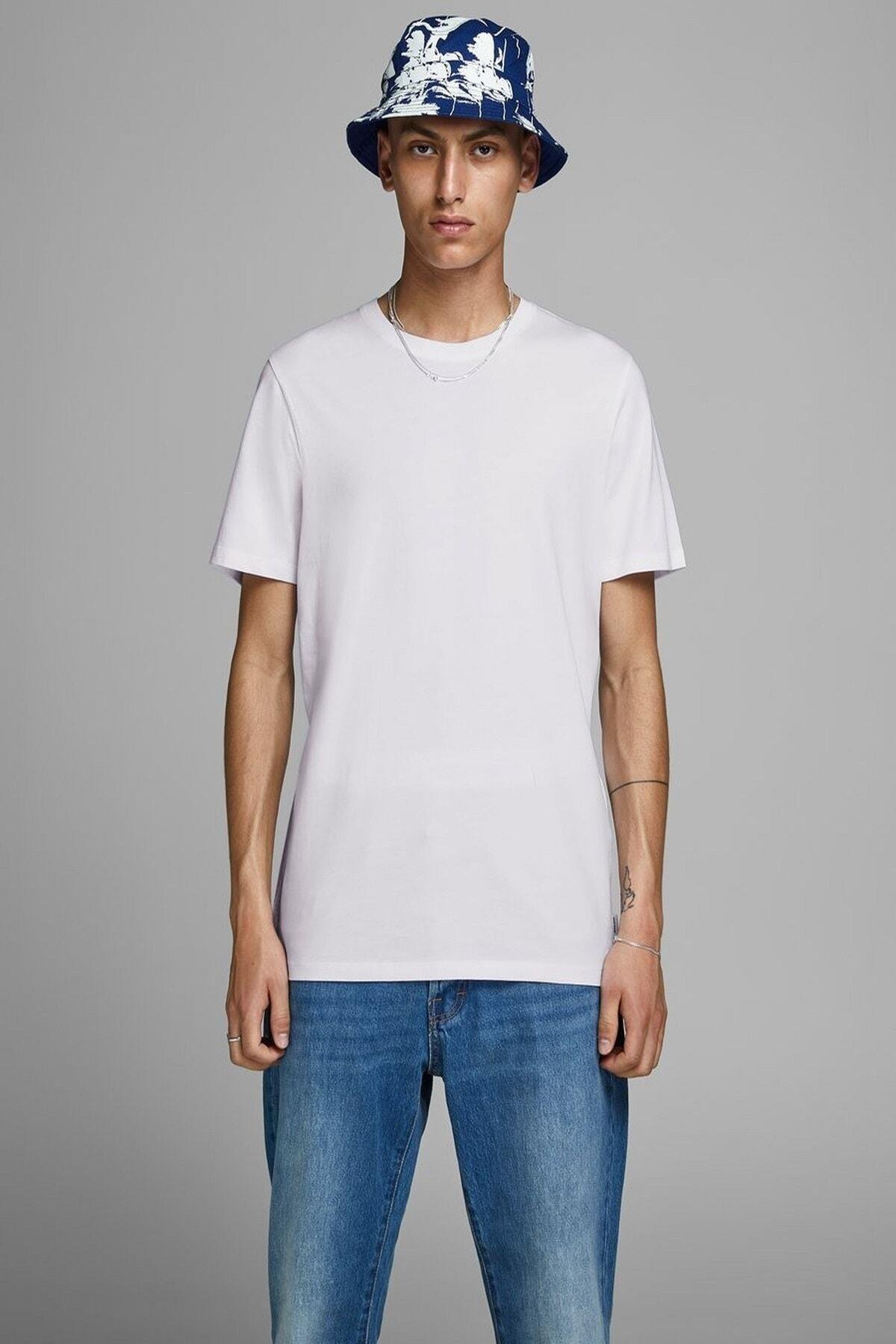 Jack & Jones Organic Basic Tee Erkek T-Shirt - 12156101 - Jack & Jones - 12156101