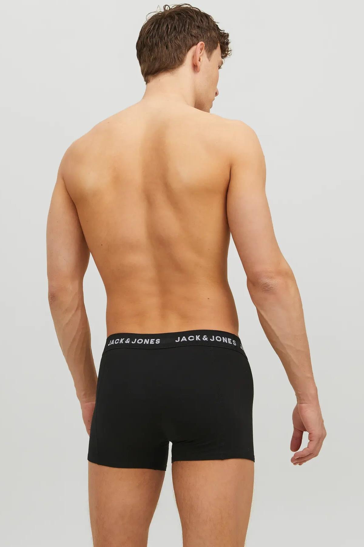 Jack Jones Siyah Huey 5'li Boxer 12142342 - Jack & Jones - 12142342