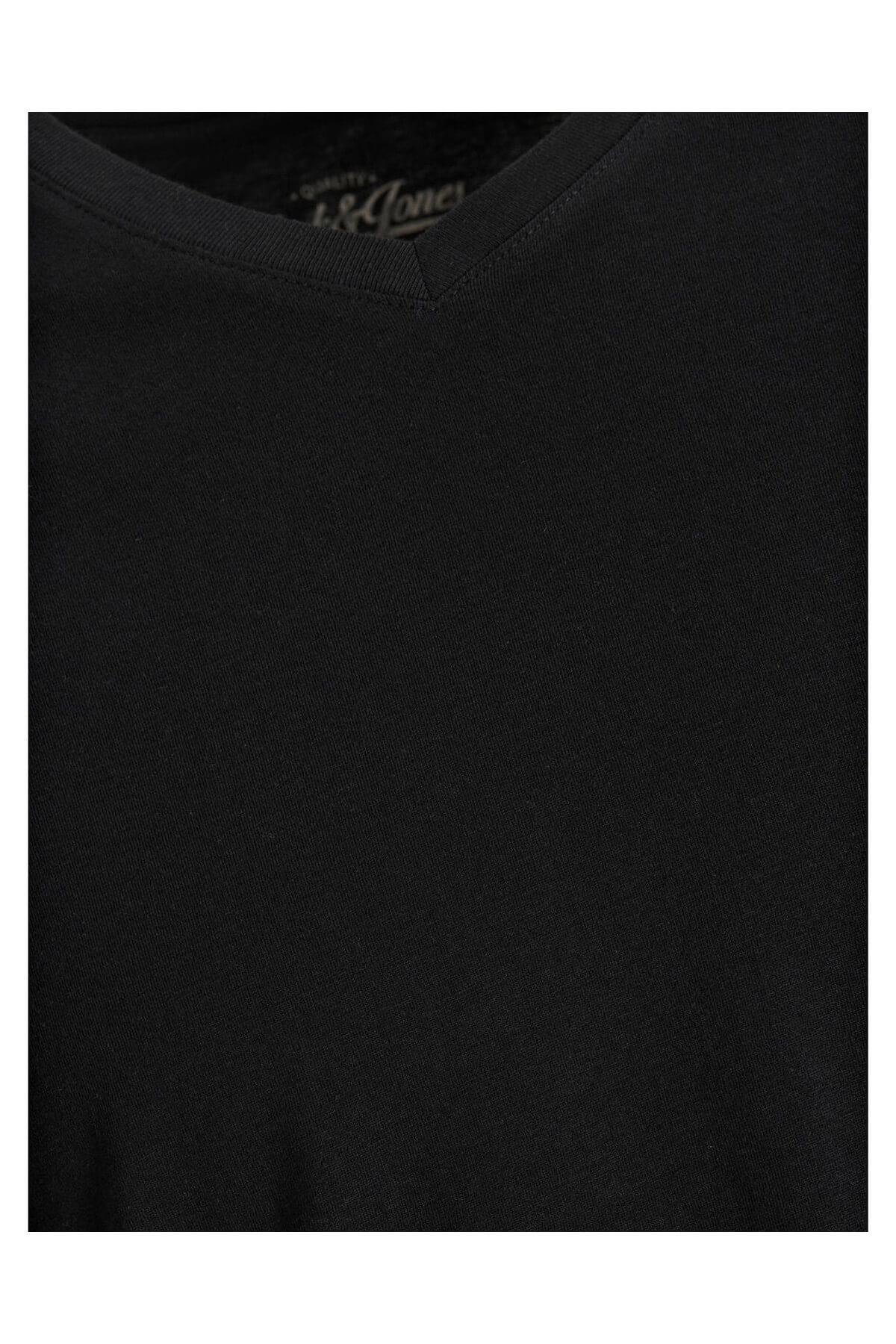 Jack & Jones T-Shirt Jjeplain V Neck 12136713-WHT - Jack & Jones - 12136713