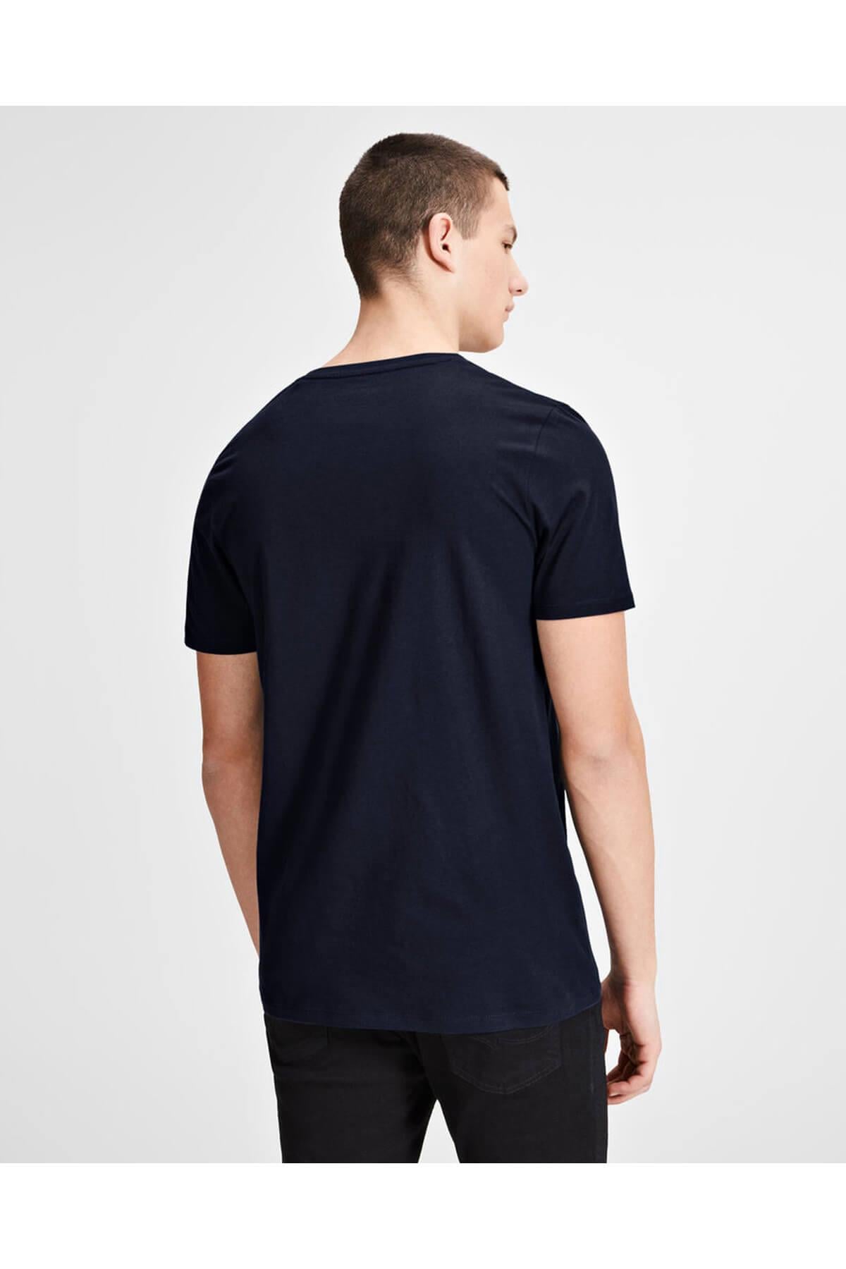 Jack & Jones T-Shirt Jjeplain V Neck 12136713-WHT - Jack & Jones - 12136713