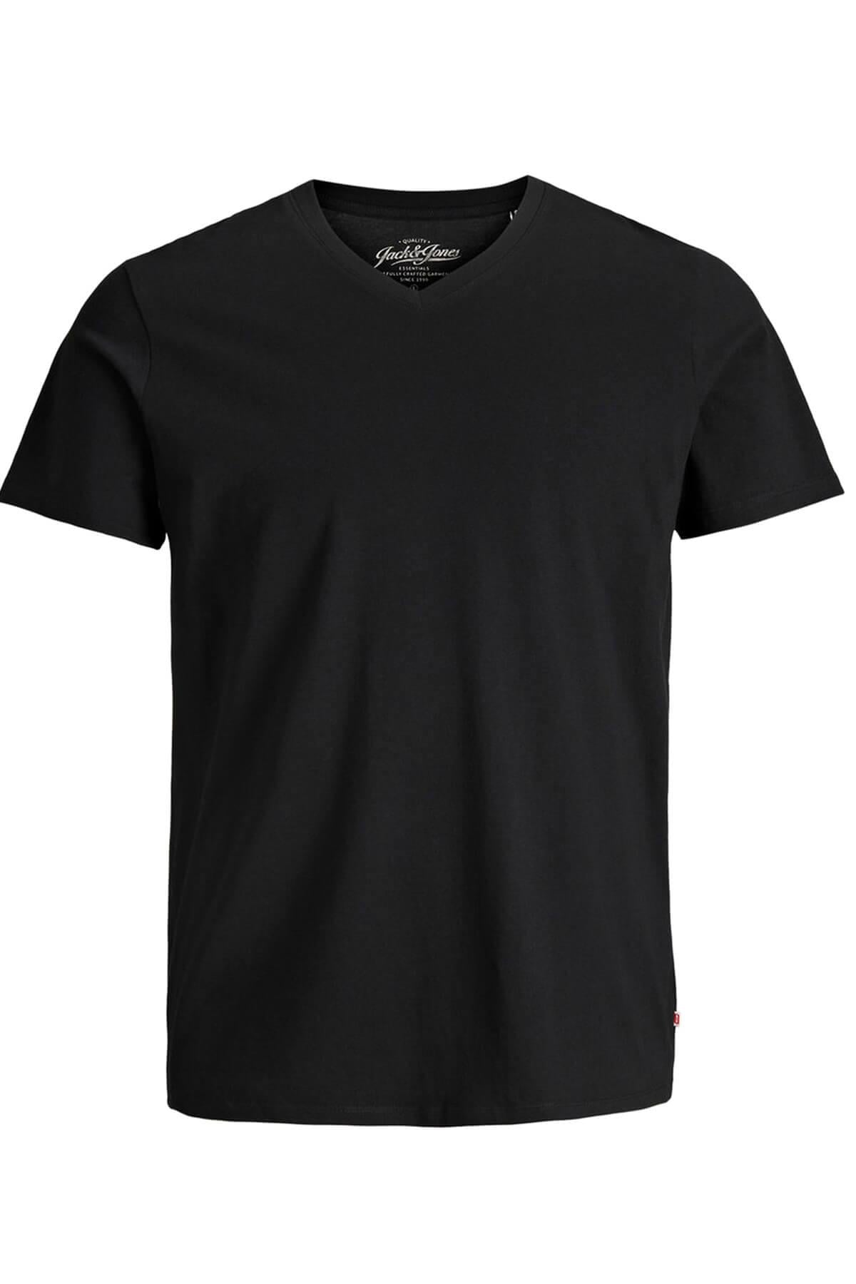 Jack & Jones T-Shirt Jjeplain V Neck 12136713-WHT - Jack & Jones - 12136713