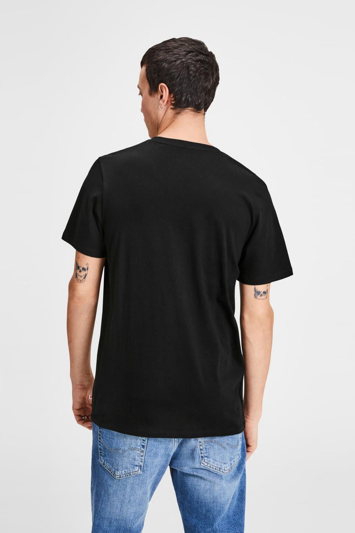 Jack & Jones T-Shirt Jjeplain V Neck 12136713-WHT - Jack & Jones - 12136713